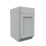Luxor Misty Grey - 18"W x 32.5"H x 24"D | Base Cabinet, Handicap
