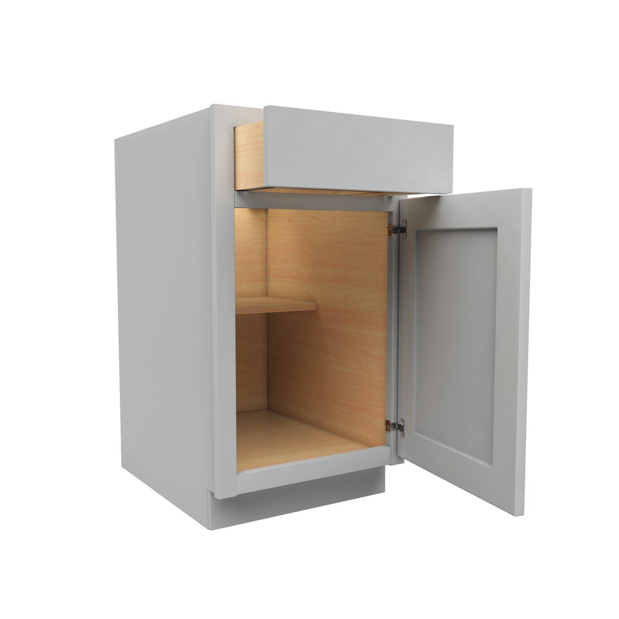 Luxor Misty Grey - 18"W x 32.5"H x 24"D | Base Cabinet, Handicap