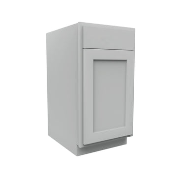 Luxor Misty Grey - Single Door Base Cabinet | 18