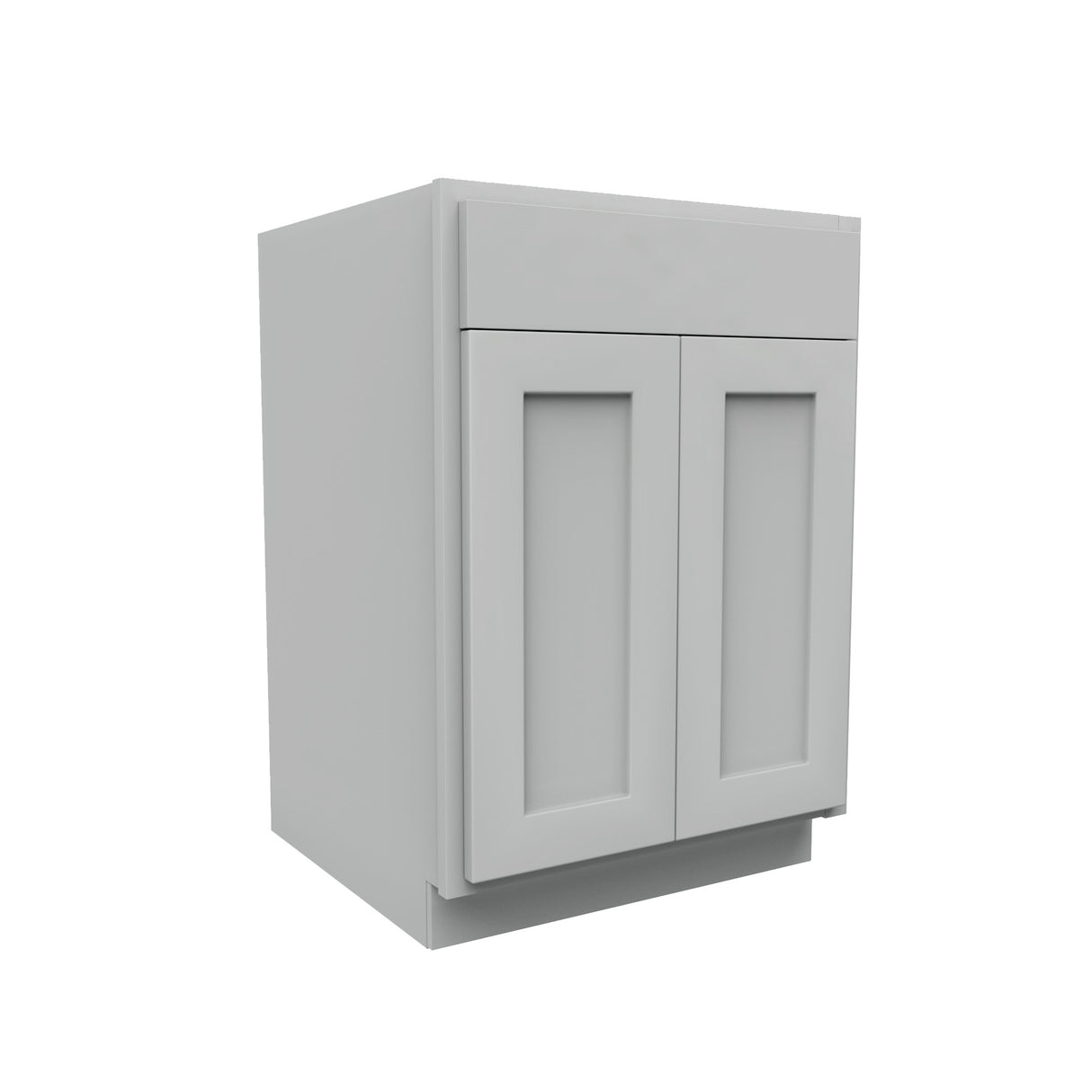 Luxor Misty Grey - 24"W x 32.5"H x 24"D | Base Cabinet, Handicap