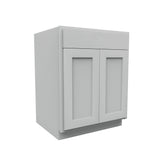 Luxor Misty Grey - 27"W x 32.5"H x 24"D | Base Cabinet, Handicap