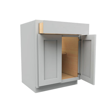 Luxor Misty Grey - Double Door Base Cabinet | 27