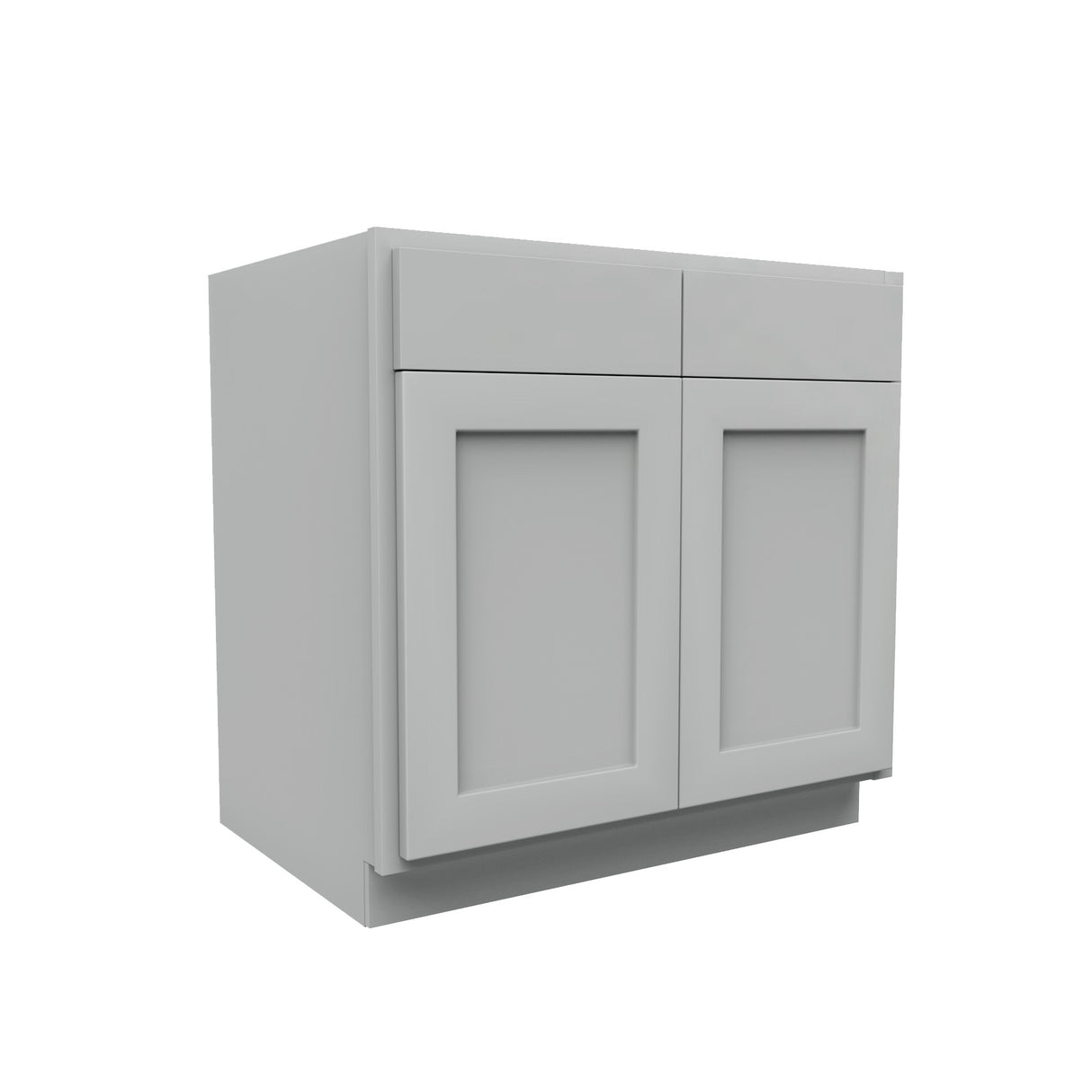 Luxor Misty Grey - 33"W x 32.5"H x 24"D | Base Cabinet, Handicap