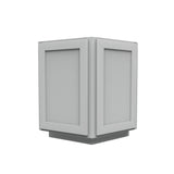 Luxor Misty Grey - Base End Cabinet | 24"W x 34.5"H x 24"D