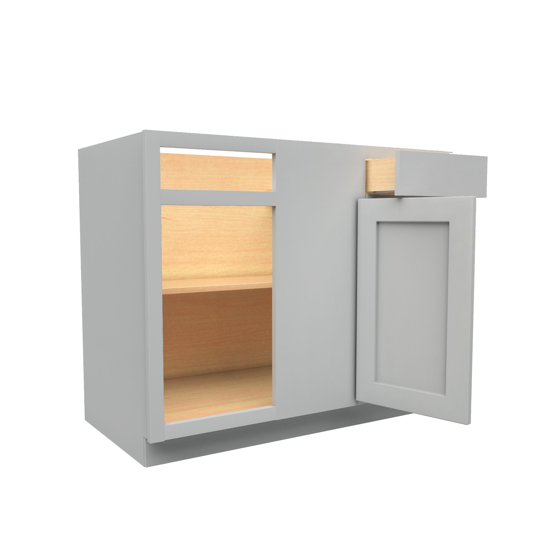 Luxor Misty Grey - Blind Base Cabinet | 39" W x 34.5"H x 24"D