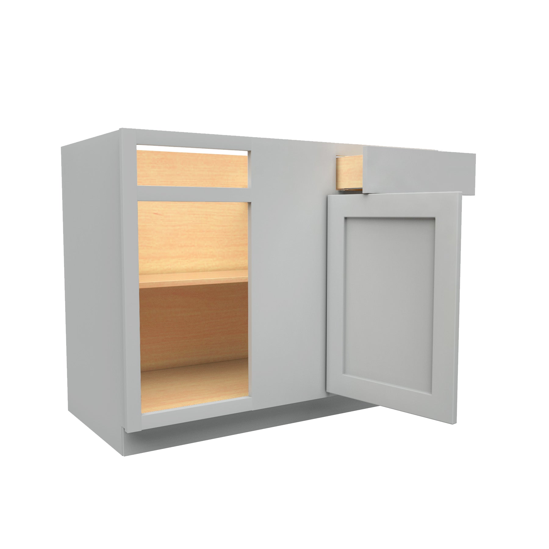 Luxor Misty Grey - Blind Base Cabinet | 45" W x 34.5"H x 24"D