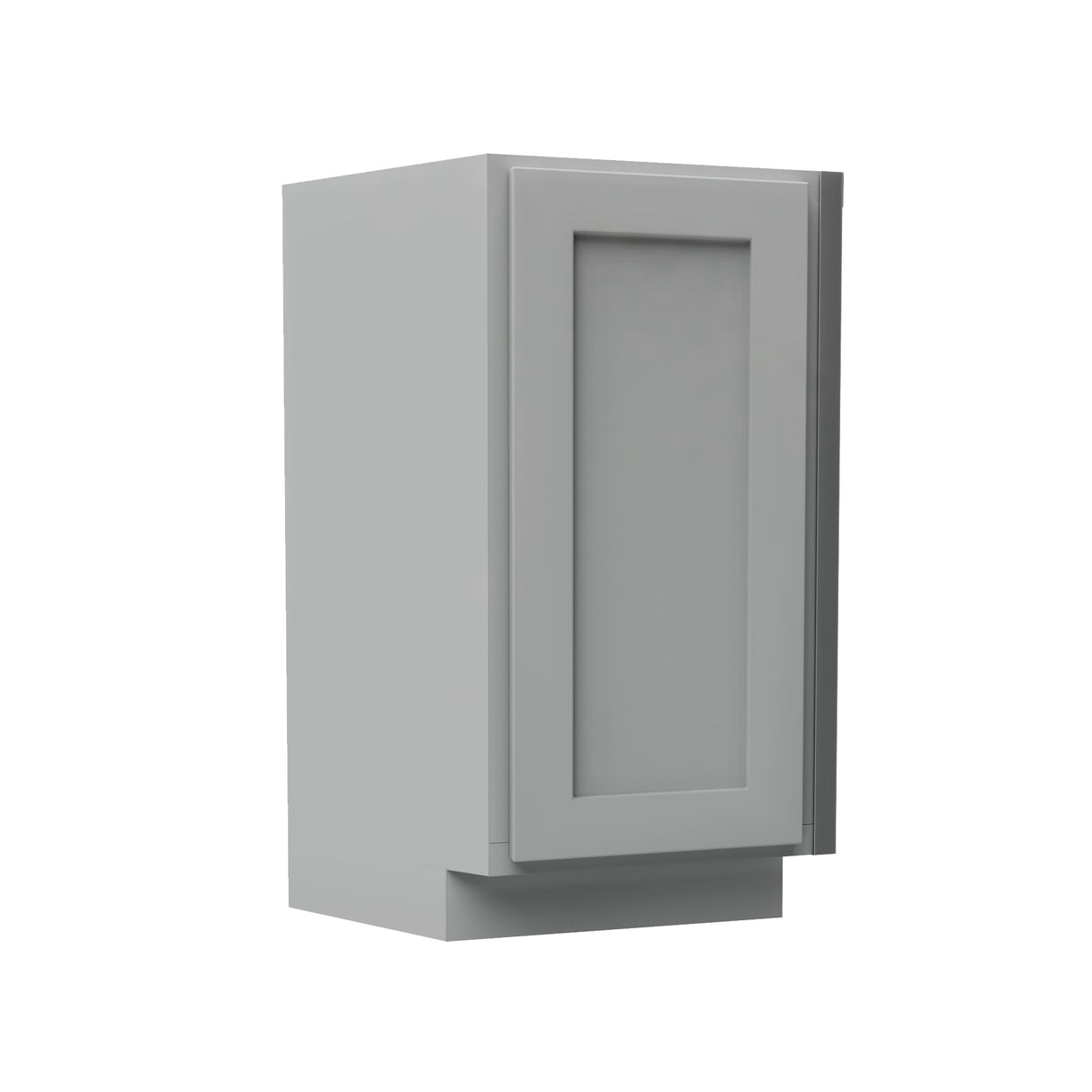 Luxor Misty Grey - 12"W x 34.5"H x 24"D | Angle Base End Cabinet