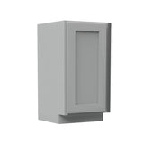 Luxor Misty Grey - 12"W x 34.5"H x 24"D | Angle Base End Cabinet