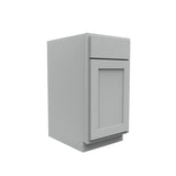 Luxor Misty Grey - Waste Basket Cabinet | 18"W x 34.5"H x 24"D