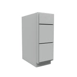 Luxor Misty Grey - 12"W x 32.5"H x 24"D | Drawer Base Cabinet, Handicap