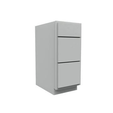 Luxor Misty Grey - 3 Drawer Base Cabinet | 15