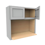 Luxor Misty Grey - 30"W x 30"H x 12"D | Microwave Wall Cabinet