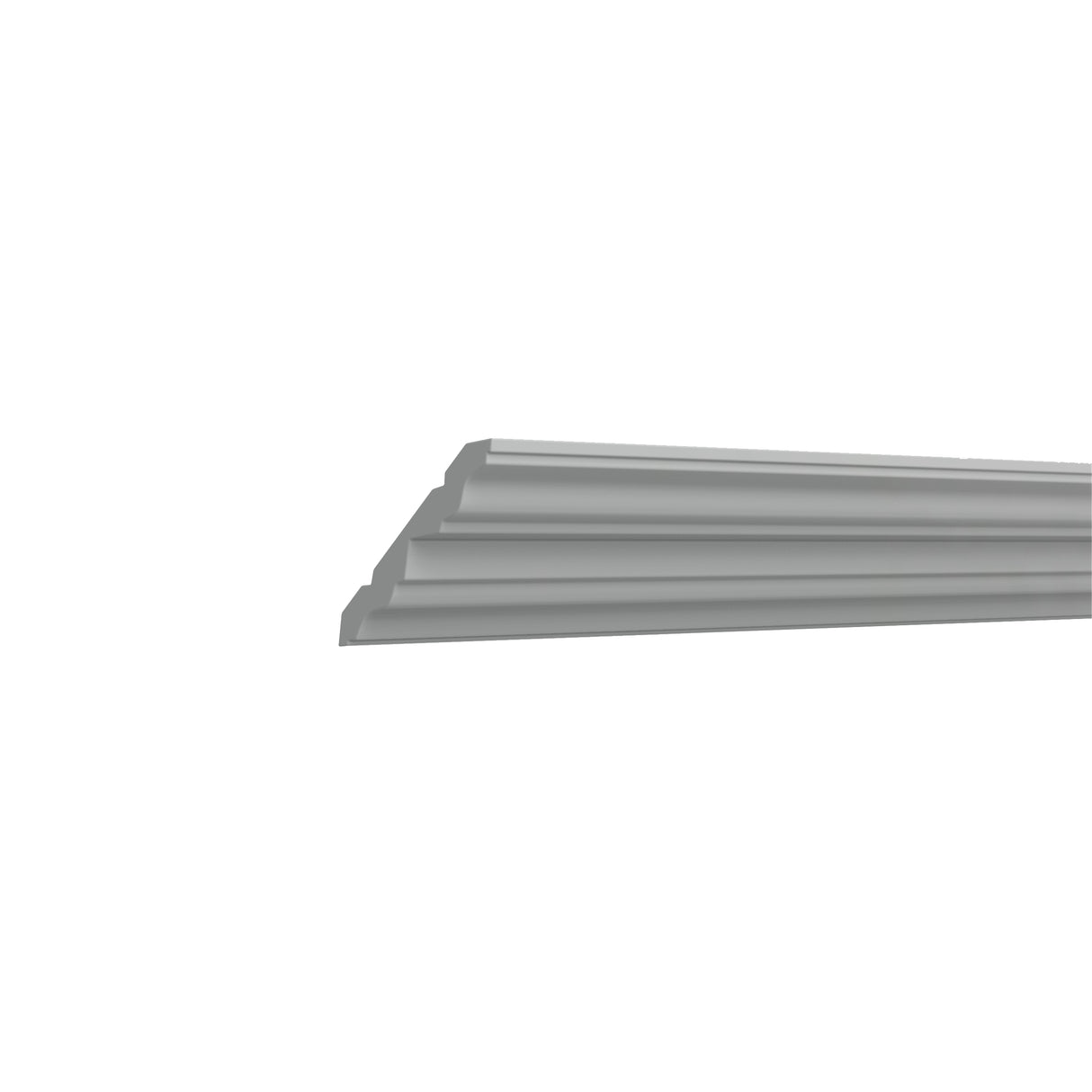 Luxor Misty Grey - Royal Crown Molding RCRM | 96"W x 3.5"H x 2.5"D