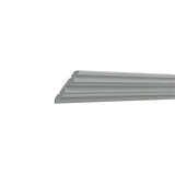 Luxor Misty Grey - Royal Crown Molding RCRM | 96"W x 3.5"H x 2.5"D