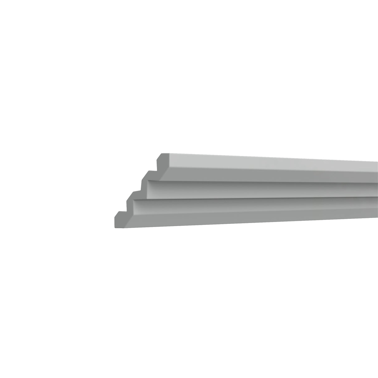 Luxor Misty Grey - Royal Crown Molding RCRMS | 96"W x 3.125"H x 3.125"D