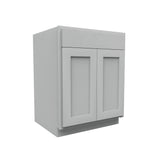 Luxor Misty Grey - Sink Base Cabinet | 27"W x 34.5"H x 24"D