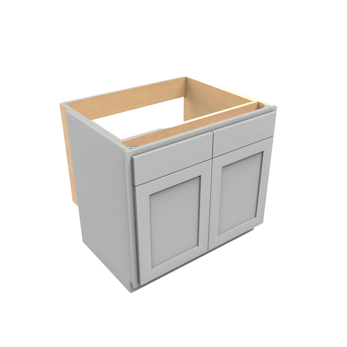 Luxor Misty Grey - Handicap Removable Sink Base Cabinet | 36"W x 32.5"H x 24"D