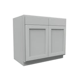 Luxor Misty Grey - Sink Base Cabinet | 39"W x 34.5"H x 24"D