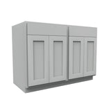 Luxor Misty Grey - Sink Base Cabinet | 48"W x 34.5"H x 24"D