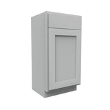 Luxor Misty Grey - 18"W x 34.5"H x 16"D | Vanity Base Cabinet