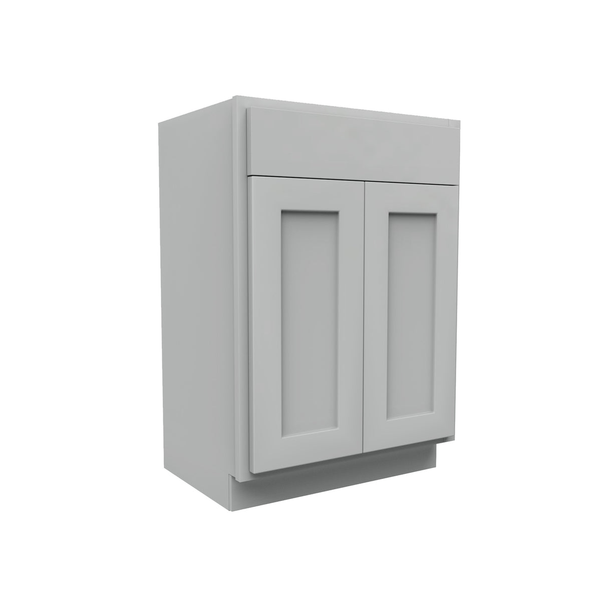 Luxor Misty Grey - 24"W x 34.5"H x 18"D | Vanity Base Cabinet