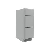 Luxor Misty Grey - Vanity Drawer Base Cabinet | 12"W x 34.5"H x 21"D