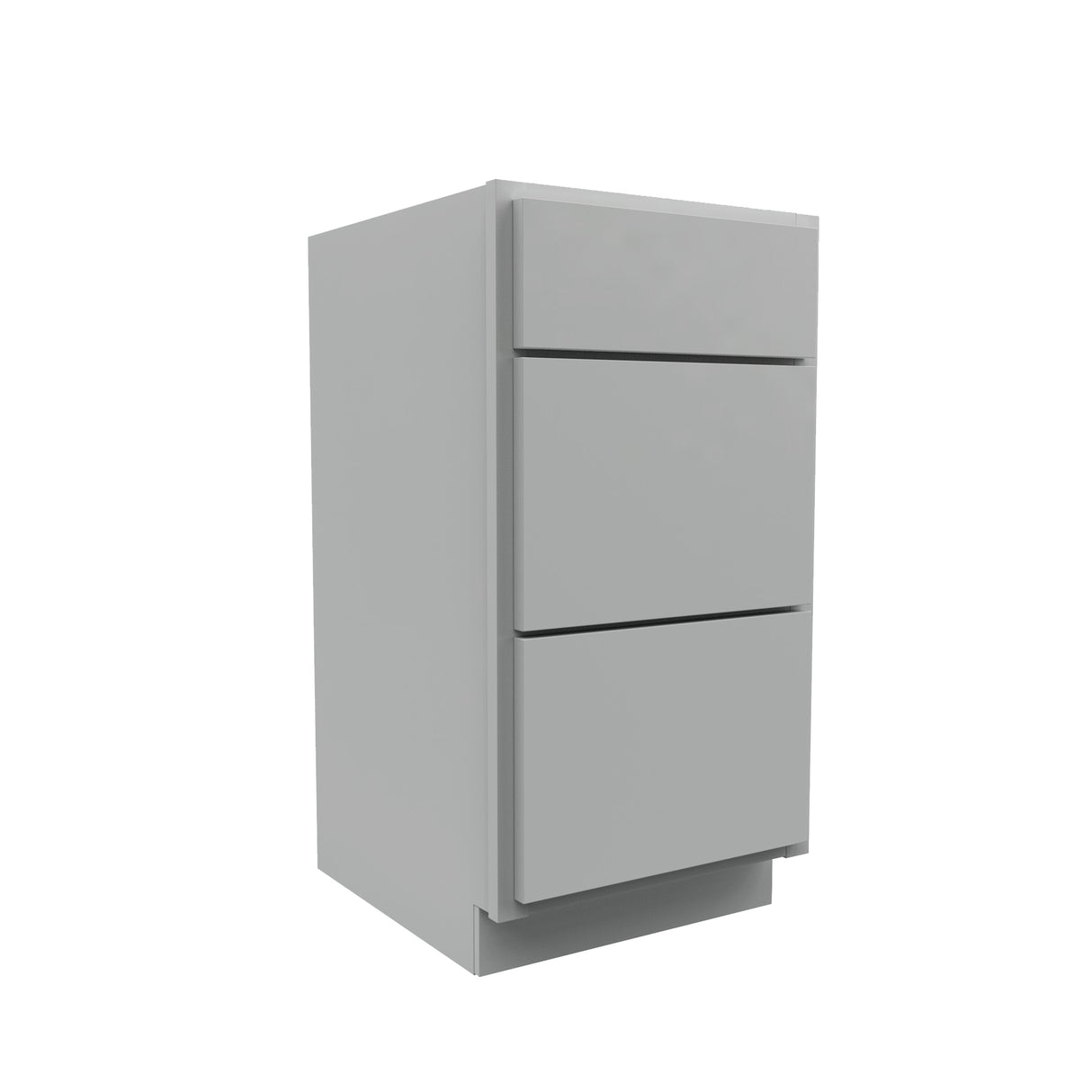 Luxor Misty Grey - Vanity Drawer Base Cabinet | 18"W x 34.5"H x 21"D