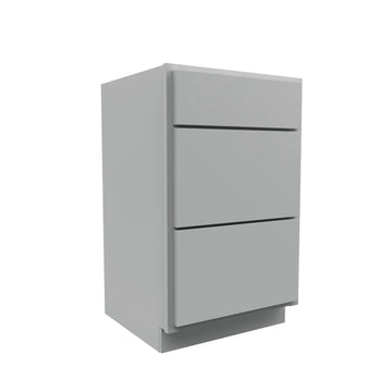 Luxor Misty Grey - 3 Drawer Vanity Cabinet | 21