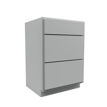 Luxor Misty Grey - 3 Drawer Vanity Cabinet | 24