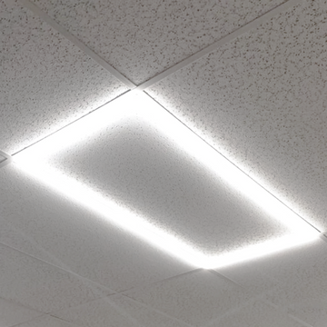2x4 FT LED T-Bar Panel Light, 40W/50W/60W Wattage Adjustable, 3000K/4000K/5000K CCT Changeable, Dimmable, 6600LM, ETL & DLC Listed, Perfect For Offices, Schools, Hospitals