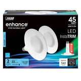 LED Recessed Downlight, 7.2 Watts, E26, 540 lumens, 5000K, Adjustable Neck Design, Dimmable
