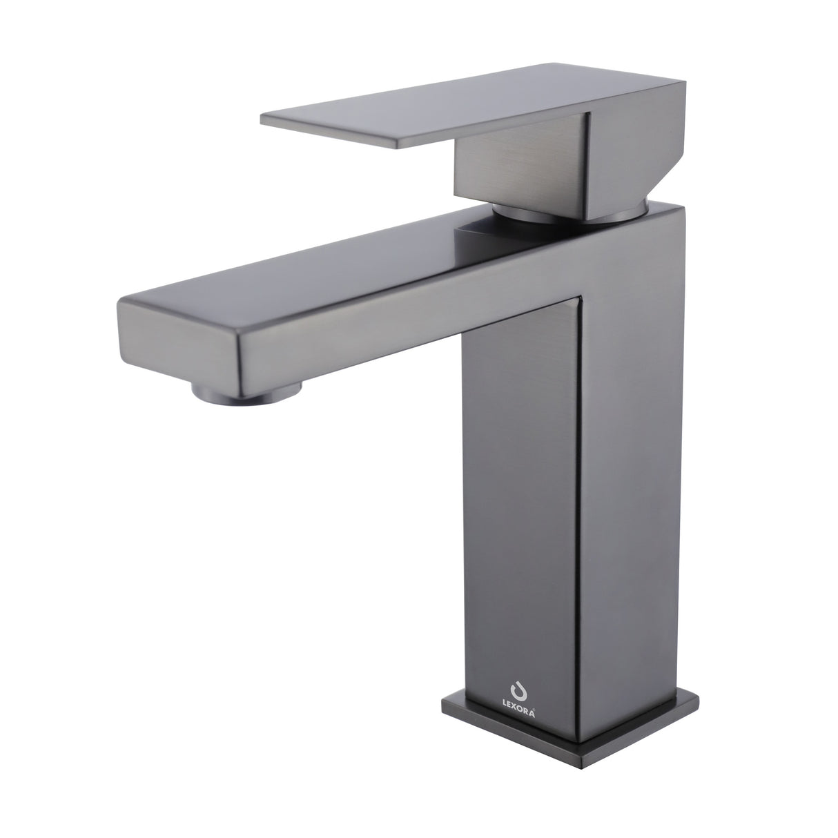 Monte Stainless Steel Single-Handle Single Hole Bathroom Sink Faucet in Gun Metal Finish