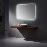 Lugano 48" Wide x 36" Tall LED Mirror w/ Defogger