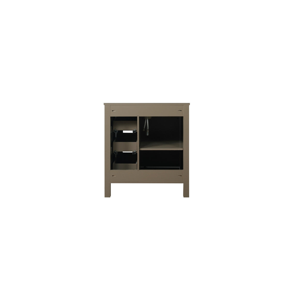 Marsyas 30" Rustic Brown Vanity Cabinet Only
