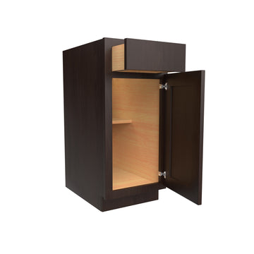 Luxor Espresso - Single Door Base Cabinet | 15