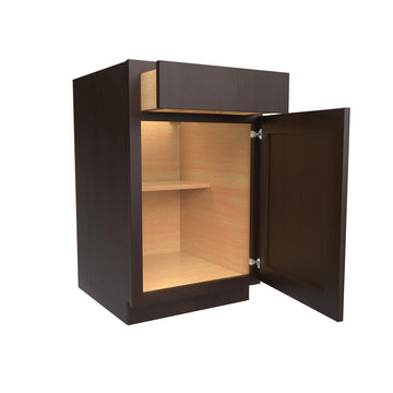 Luxor Espresso - Single Door Base Cabinet | 21