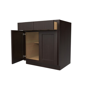Base Cabinet, Handicap |30"W x 32.5"H x 24"D - RTA Luxor Espresso