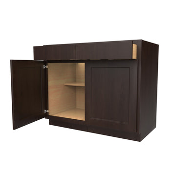 RTA Luxor Espresso - Double Door Base Cabinet | 42