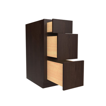 3 Drawer Base Cabinet | 12"W x 34.5"H x 24"D