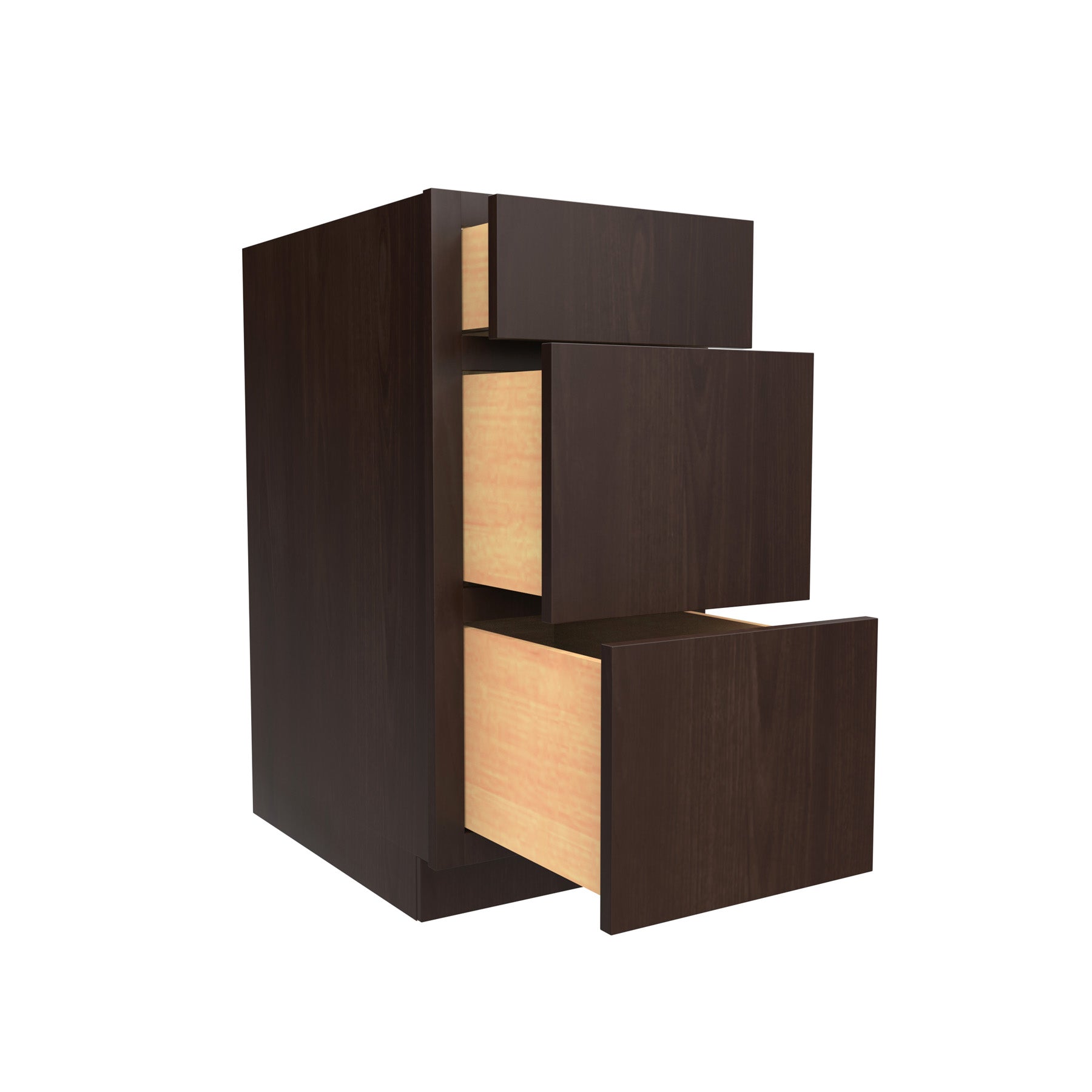 3 Drawer Base Cabinet | 15"W x 34.5"H x 24"D