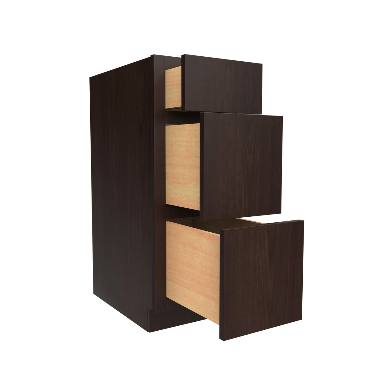 RTA Luxor Espresso - Vanity Drawer Base Cabinet Handicap | 12"W x 32.5"H x 21"D