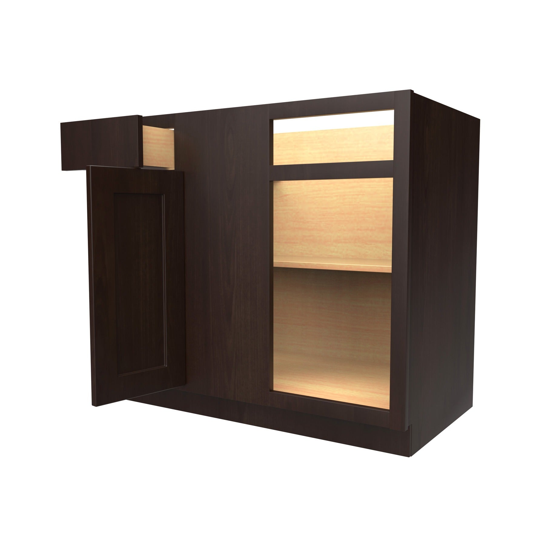 Luxor Espresso - Blind Base Cabinet | 33" W x 34.5"H x 24"D