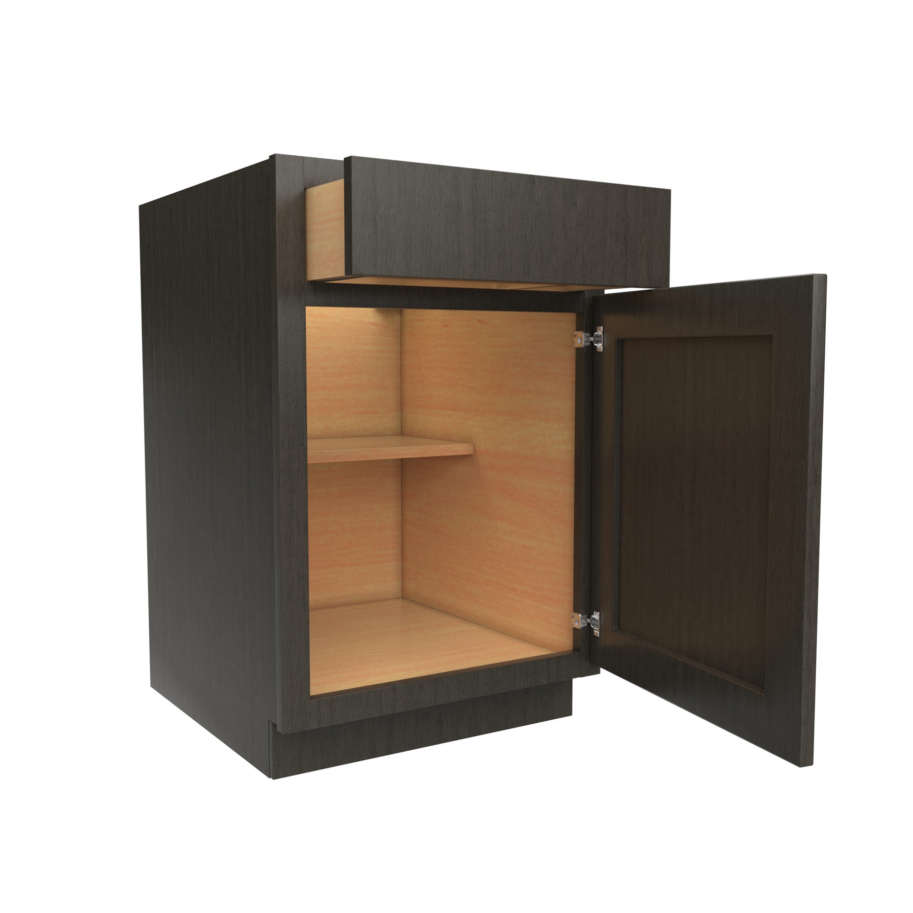 RTA - Elegant Dove - Double Door Wall End Cabinet | 12W x 42H x 12D