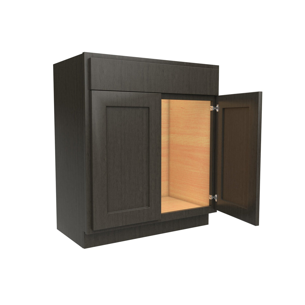 RTA Luxor Smoky Grey - 30"W x 34.5"H x 18"D | Vanity Base Cabinet