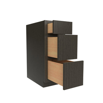 Drawer Base Cabinet, Handicap |12W x 32.5H x 24D | RTA - Luxor Smoky Grey