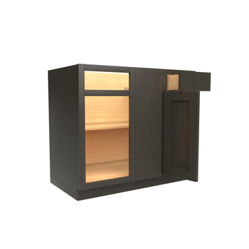 Blind Base Cabinet | 33"W x 34.5"H x 24"D | RTA Luxor Smoky Grey