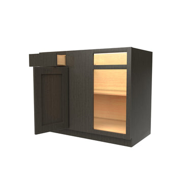 Luxor Smoky Grey - Blind Base Cabinet | 42" W x 34.5"H x 24"D