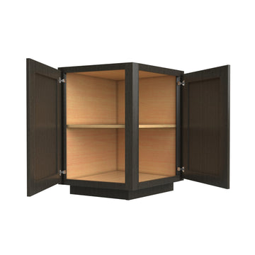RTA Luxor Smoky Grey - Base End Cabinet | 24"W x 34.5"H x 24"D