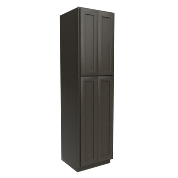 Luxor Smoky Grey - Double Door Utility Cabinet | 24