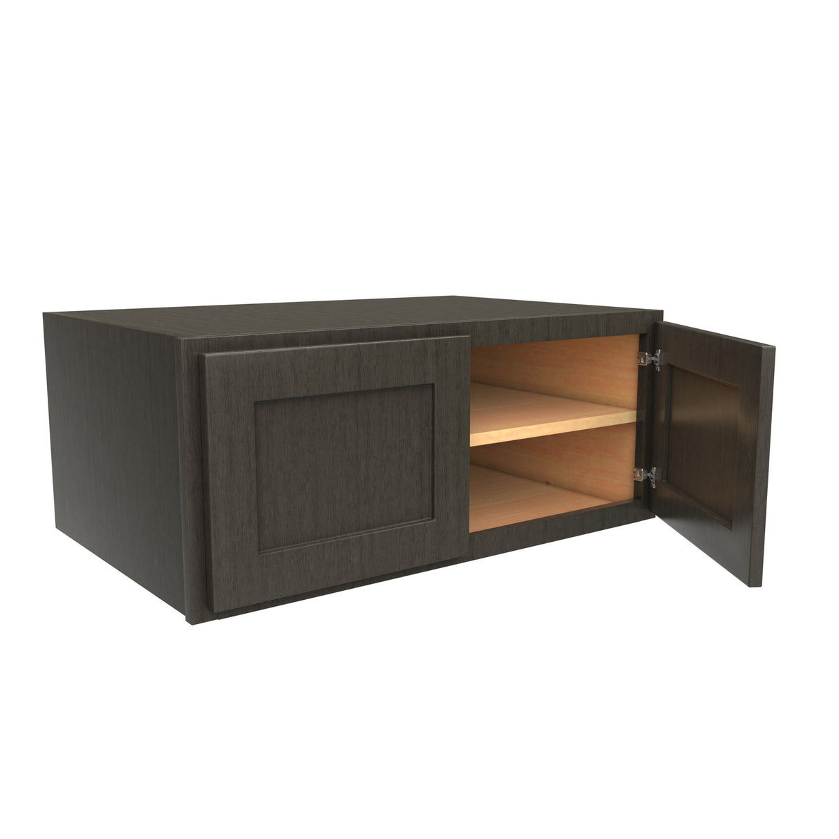 Luxor Smoky Grey - 24" Deep Wall Cabinet | 36"W x 12"H x 24"D